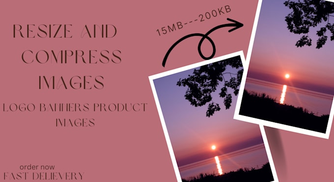 compress, optimized your images for your website or ecommerce