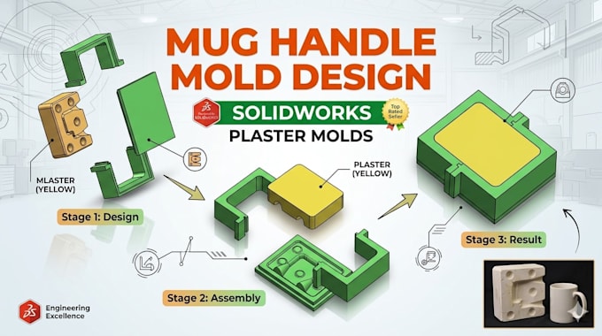 design custom 3d models and molds for 3d printing stl files