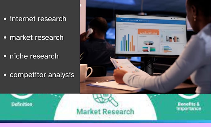 do web research, market research, niche research, and competitor analysis