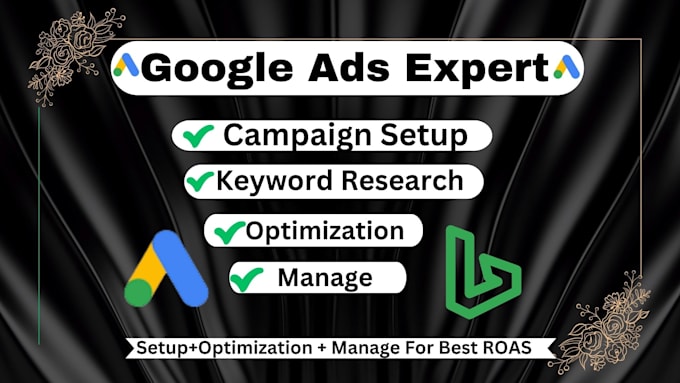 create and optimize google adwords PPC campaigns professionally