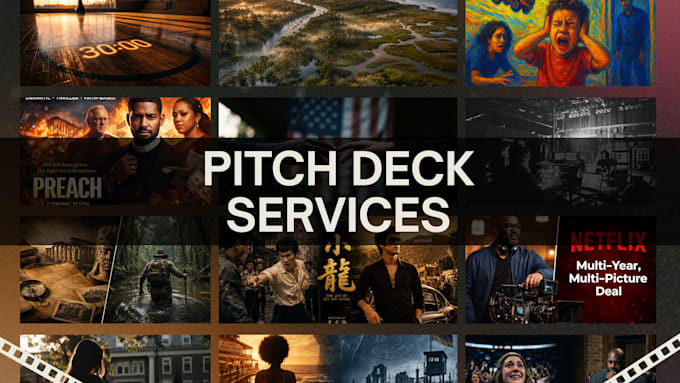 create a film pitch deck, business plan and look book