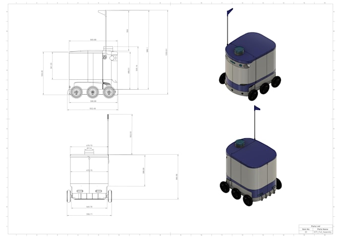do cad design of electro mechanical and robotic systems