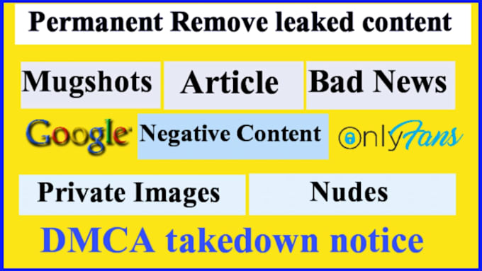 permanently remove mugshots,news,articles,and negative links