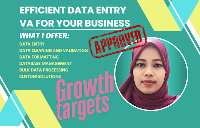 be your efficient data entry VA for your business