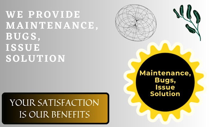 handle website maintenance and error fixing