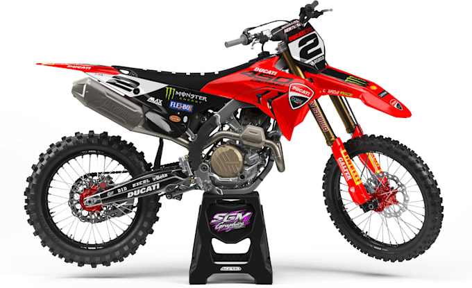 do wrap decal design for your mx motorcycle