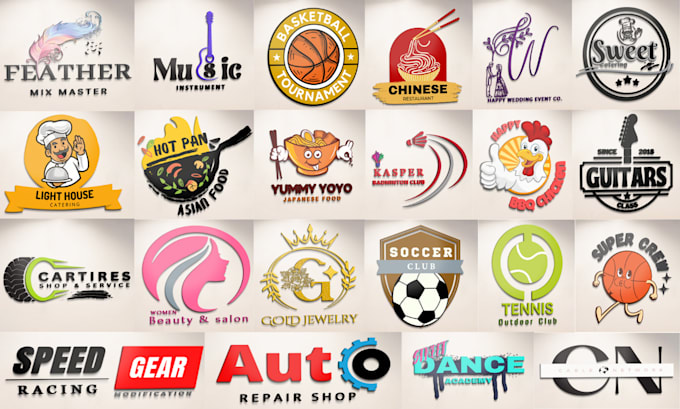 create professional business initial letters logo