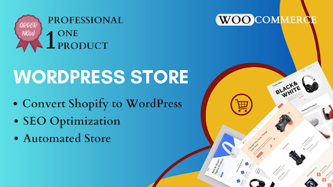 develop one product woocoommerce online store