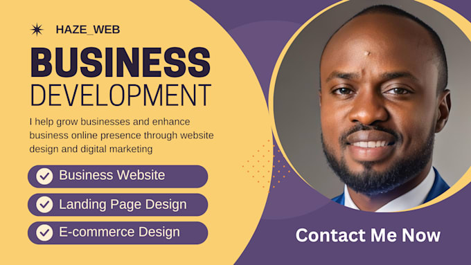design responsive hair stylist products sales landing page and website