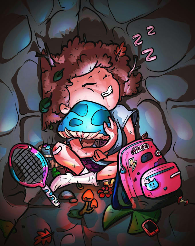 make professional cute anime fanarts and illustrations