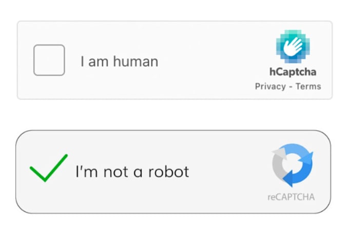 integrate hcaptcha and google recaptcha with in hours