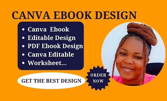 do a stunning canva ebook design, canva editing,