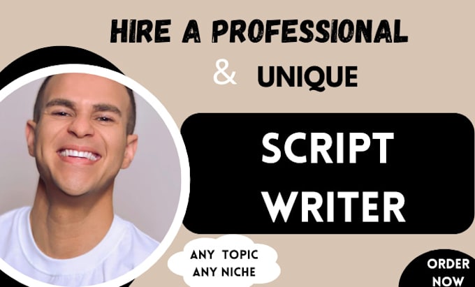be your scriptwriter, screenplay, movie script, screenwriting,