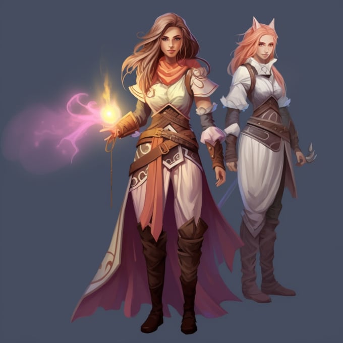 Draw your dnd character art by Meadmeleon | Fiverr