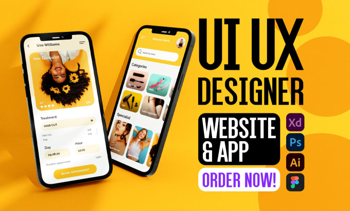 Do mobile app ui ux design, website ui design, dashboard, ui ux design ...