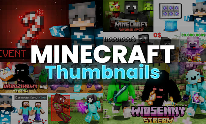 make the best minecraft thumbnail