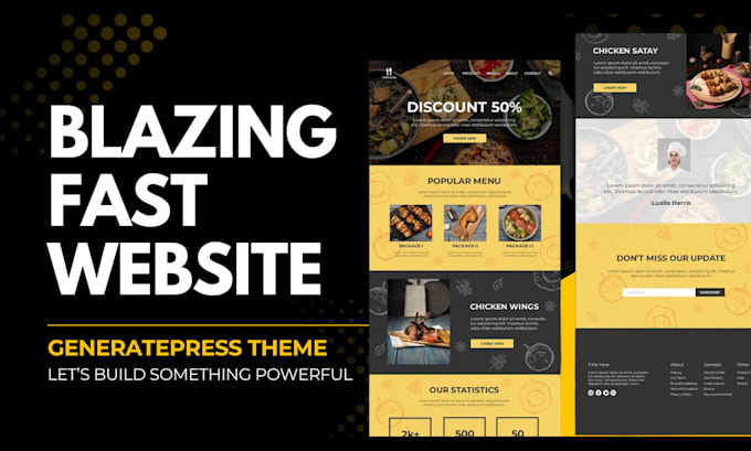 clone, redesign, or build wordpress site with generatepress