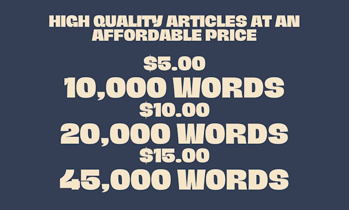 Write 45,000 for 15 dollars in less than 24 hours by Neilvisvanathan