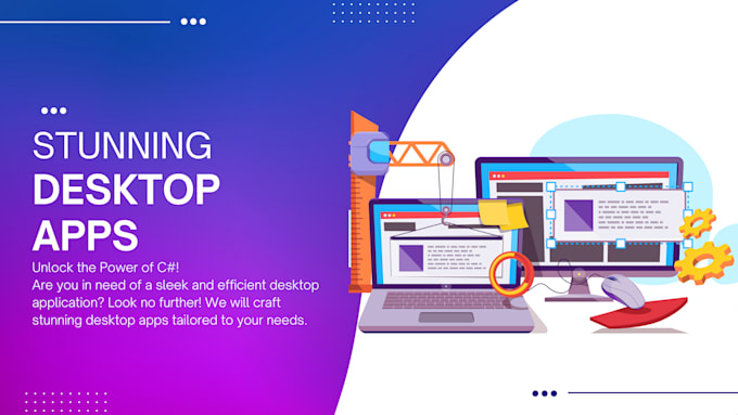 Craft stunning desktop apps with c sharp for you by Aboodalsa | Fiverr