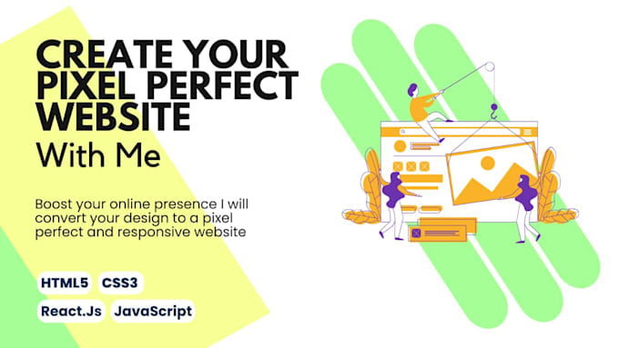 be your frontend developer with react