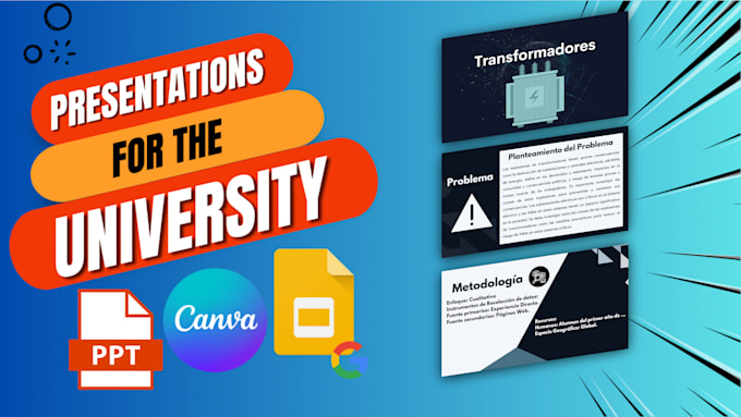 design educational presentation with powerpoint, canva, or google slides