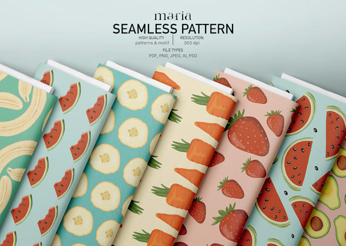 create seamless pattern textile prints fabric design