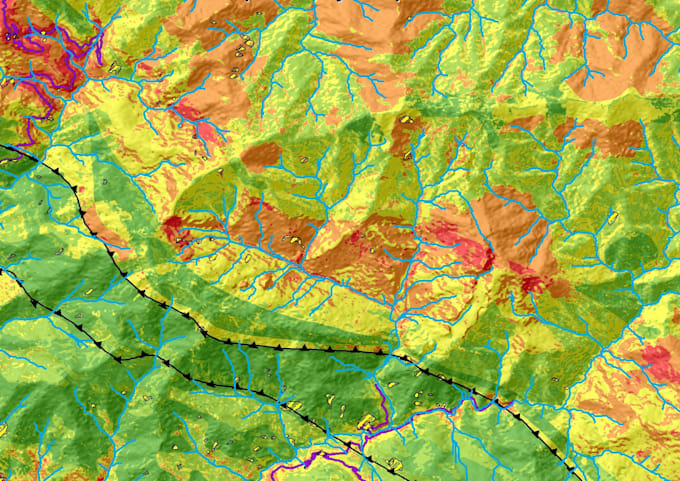 do landslide mapping using gis