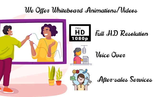 create a professional whiteboard animation video with voiceover