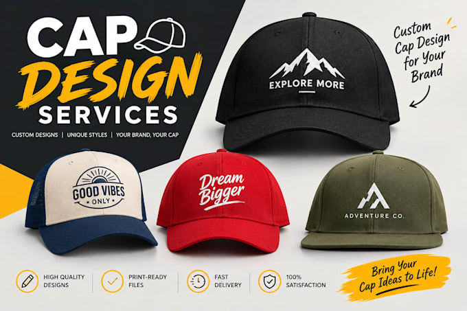 design a cap or hat for you