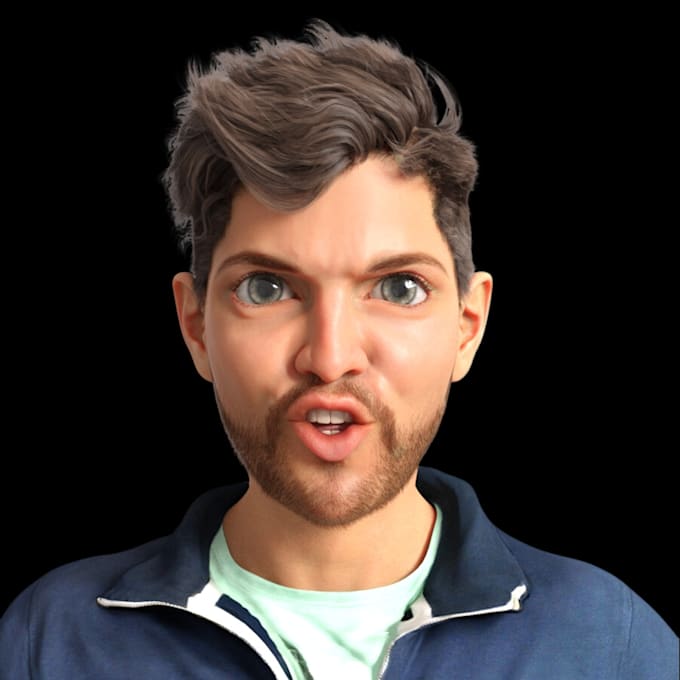 do 3d realistic character modeling 3d cartoon realistic 3d character modeling