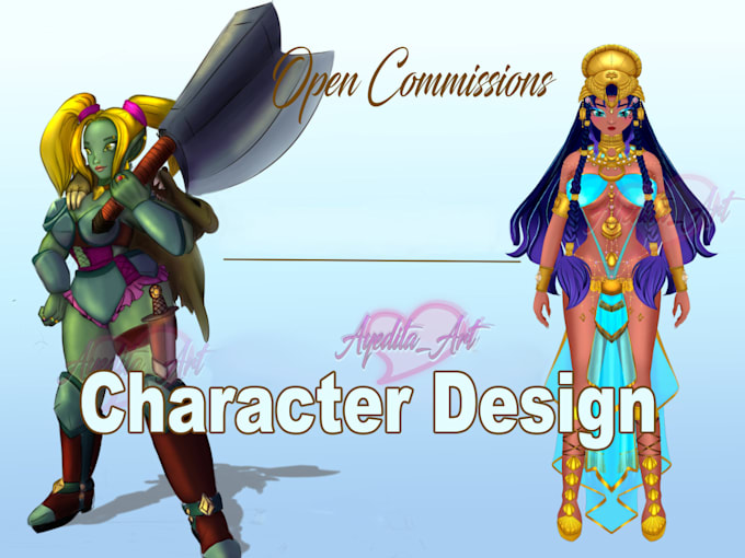 make your illustration to dnd, vtuber, fanart or more