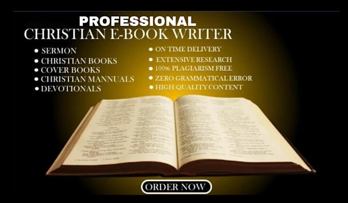write your inspiring christian books and ebooks