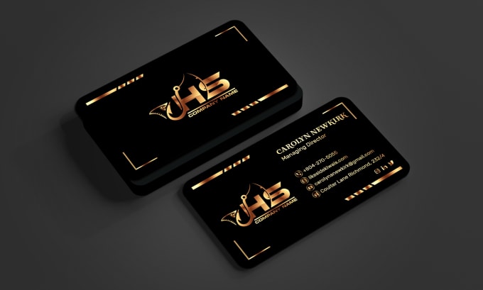 I will do professional, luxury business card and minimalist logo design