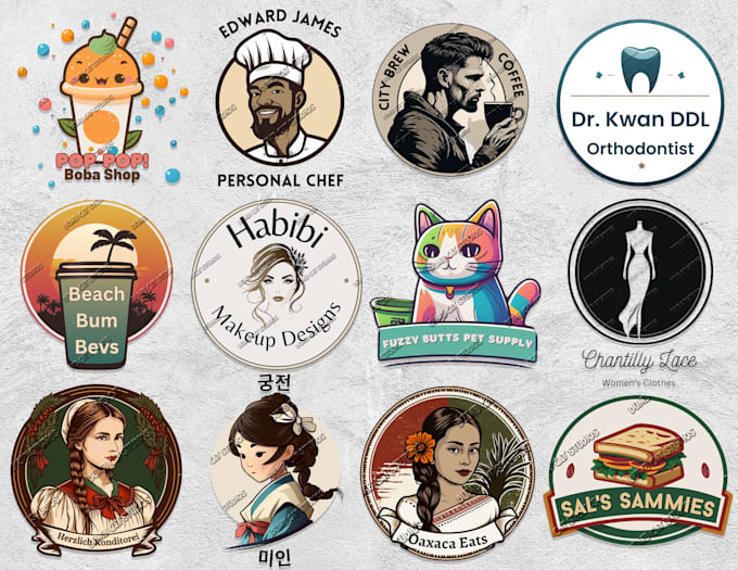 Create a unique and personalized logo by Dumbcatstudios | Fiverr