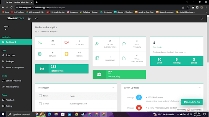 be your ecommerce website developer with admin panel PHP and mysql developer