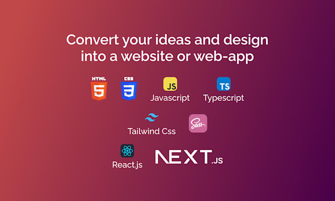Convert your design to html reactjs tailwindcss website by ...