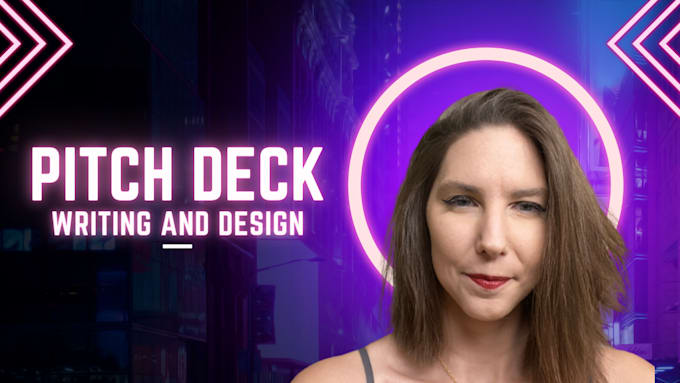 write and design an investor ready pitchdeck