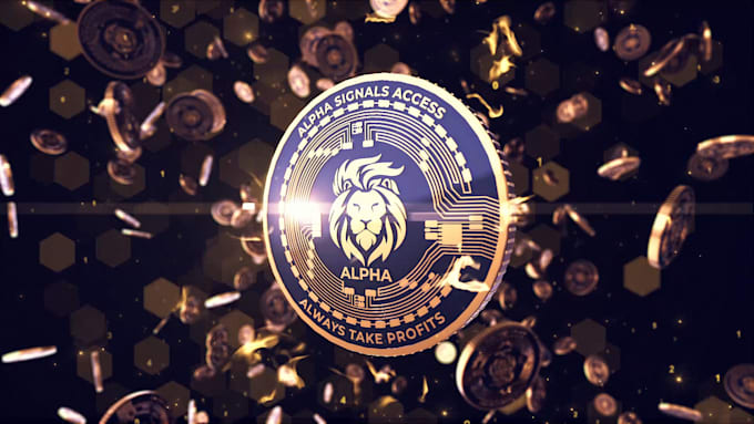 design 3d gold, silver coin animation 4k, crypto token, and bitcoin logo