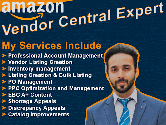 Be your professional amazon vendor central account manager by