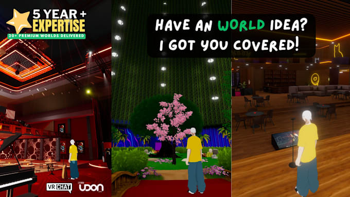 create your dream vrchat world with just an idea