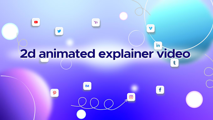 create 2d animated saas explainer video for your startup