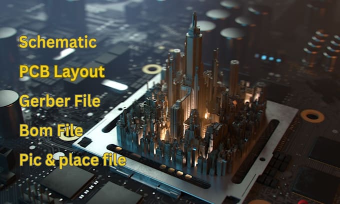 Design custom schematic and pcb in altium and easyeda by