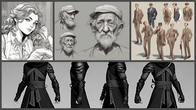 Bring into being any character concept by Nkostins Fiverr