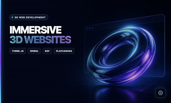 build an immersive 3d website with threejs and webgl