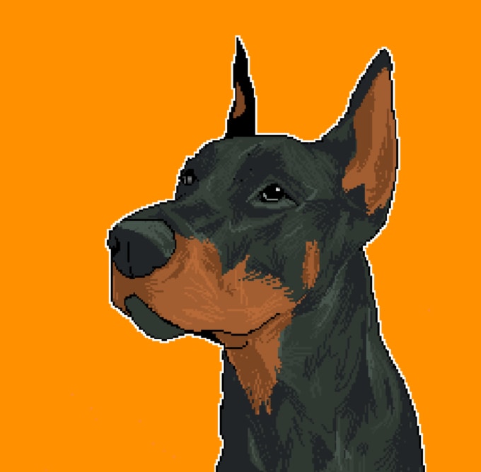 draw your pet into pixel art