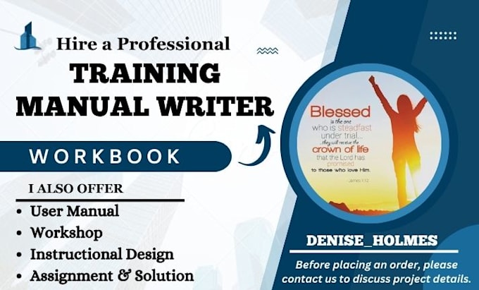 design training manual, workbook, technical writing user guide, workshop