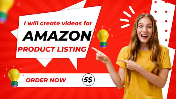 create videos for amazon product listing and product video