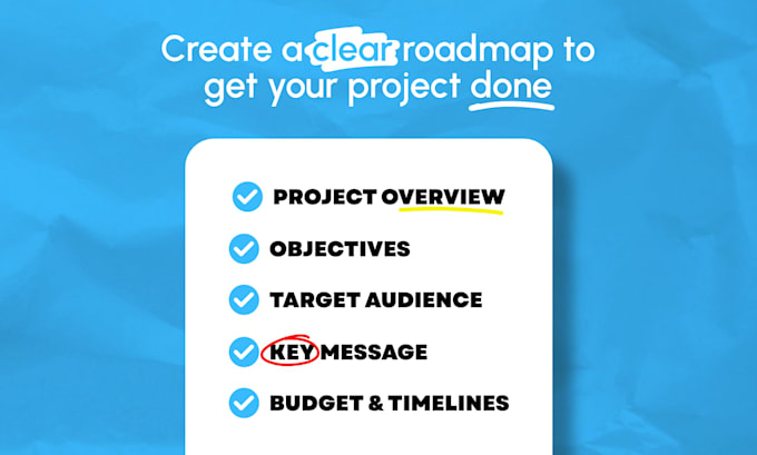 write a creative brief or campaign brief for your business