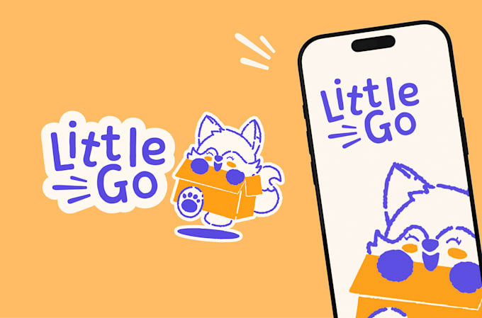 design handrawn and cute logo design