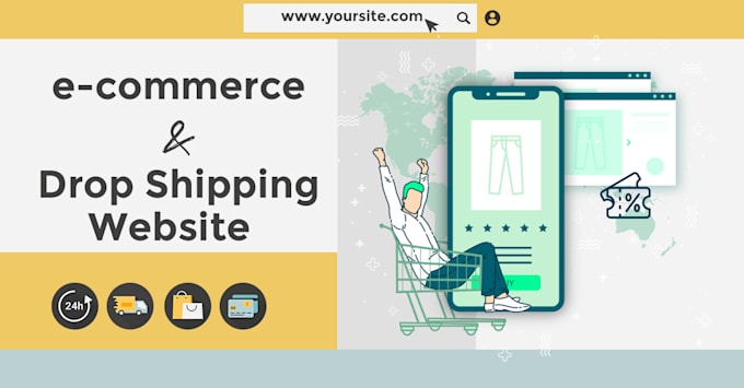 create ecommerce or drop shipping website in wordpress and shopify